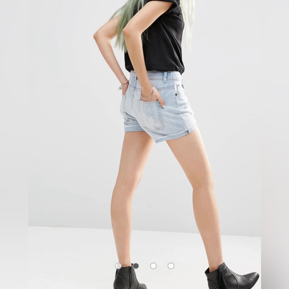 Just Female destroyed denim shorts - Picture 3 of 6